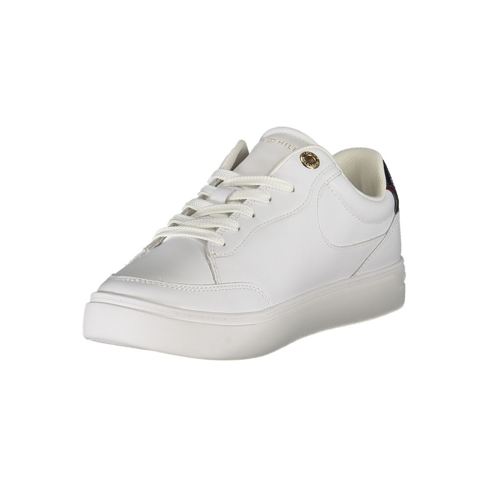 Tommy Hilfiger White Leather Women Sneaker